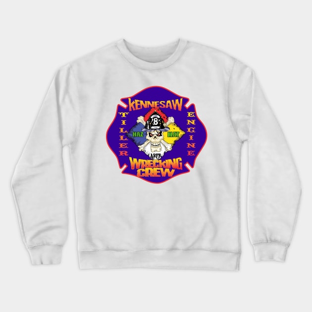 Cobb County Fire Station 8 Crewneck Sweatshirt by LostHose